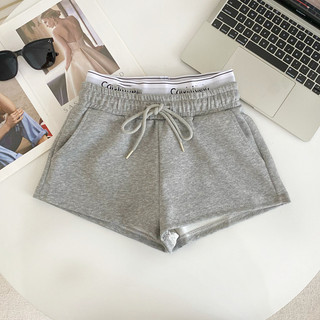 Phiên Bản Hàn Quốc Mùa Hè Chữ Eo Rời Thể Thao Thường Ngày Quần Áo Nữ Co Giãn Eo Quần Short