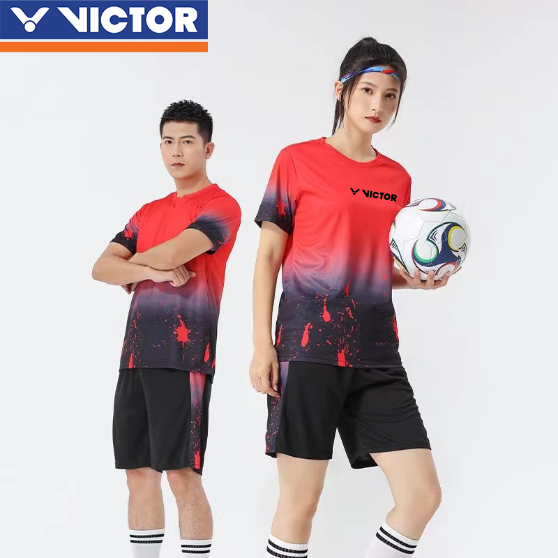 Áo Sơ Mi Cầu Lông Victor 2024 Mới Quần Áo Cầu Lông Nam Nữ Mẫu Áo Nhanh Khô Cho Học Sinh Và Trẻ Em Quần Áo Huấn Luyện Thể Thao Ngắn Tay Thoáng Khí