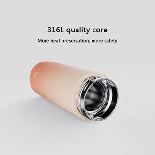 Xiaomi Mijia Thermos Cup 350mL Phiên bản bỏ túi 316L Thép không gỉ 6 giờ Du lịch tại nhà Thể thao Chuyển màu Drinkware Cup Bình chân không