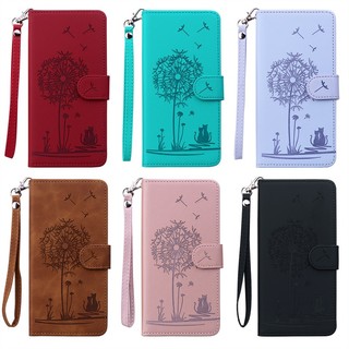 Ốp Lưng Dây Lật Tương Thích Cho Iphone X XR XS 5 5S 6 6S 7 8 11 Pro Max SE 1 2 3 2020 2022 2016 Da PU Dập Nổi Khe Cắm Thẻ Đứng Ví Bao Da