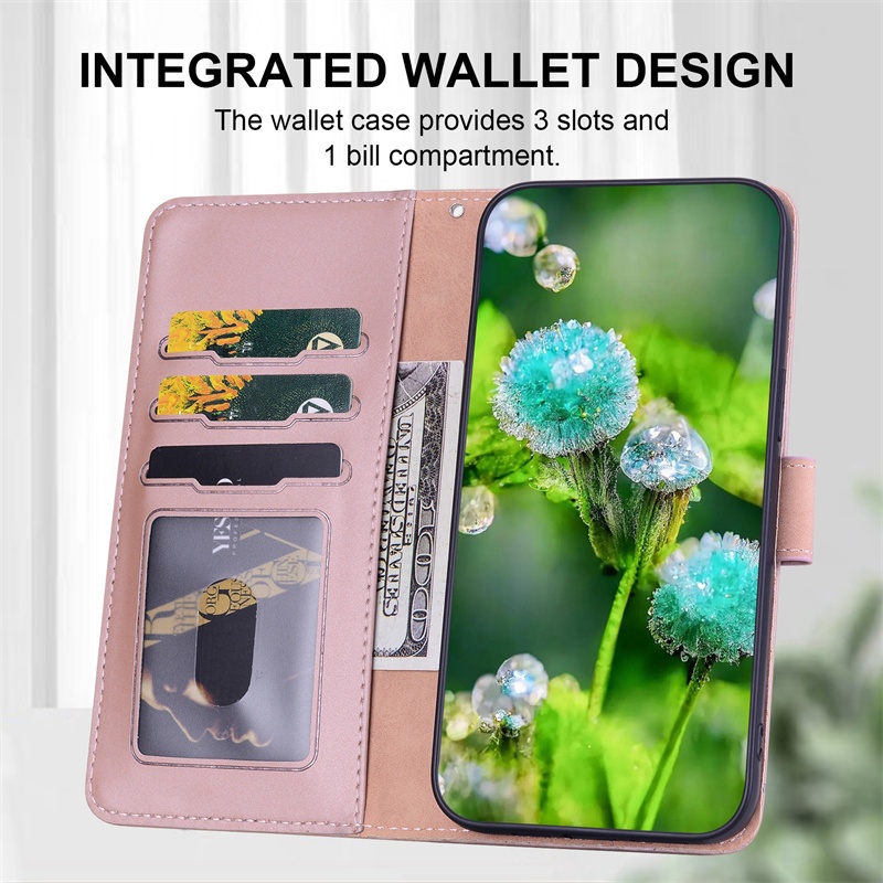 Lật Dây Tương Thích Cho Iphone 12 13 14 Mini Plus Pro Max Da PU Nổi Bỏ Túi Khe Cắm Thẻ Đứng Ví Bao Da