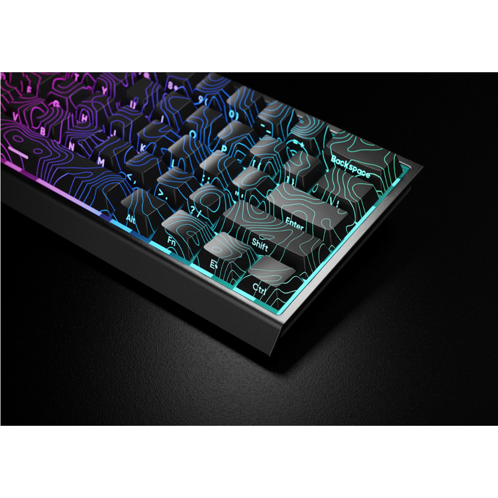 Womier Tầm nhìn địa hình 134 phím Thuốc nhuộm in bên cạnh Sub Shine Through RGB Backlit PBT Keycaps Set | BigBuy360 - bigbuy360.vn