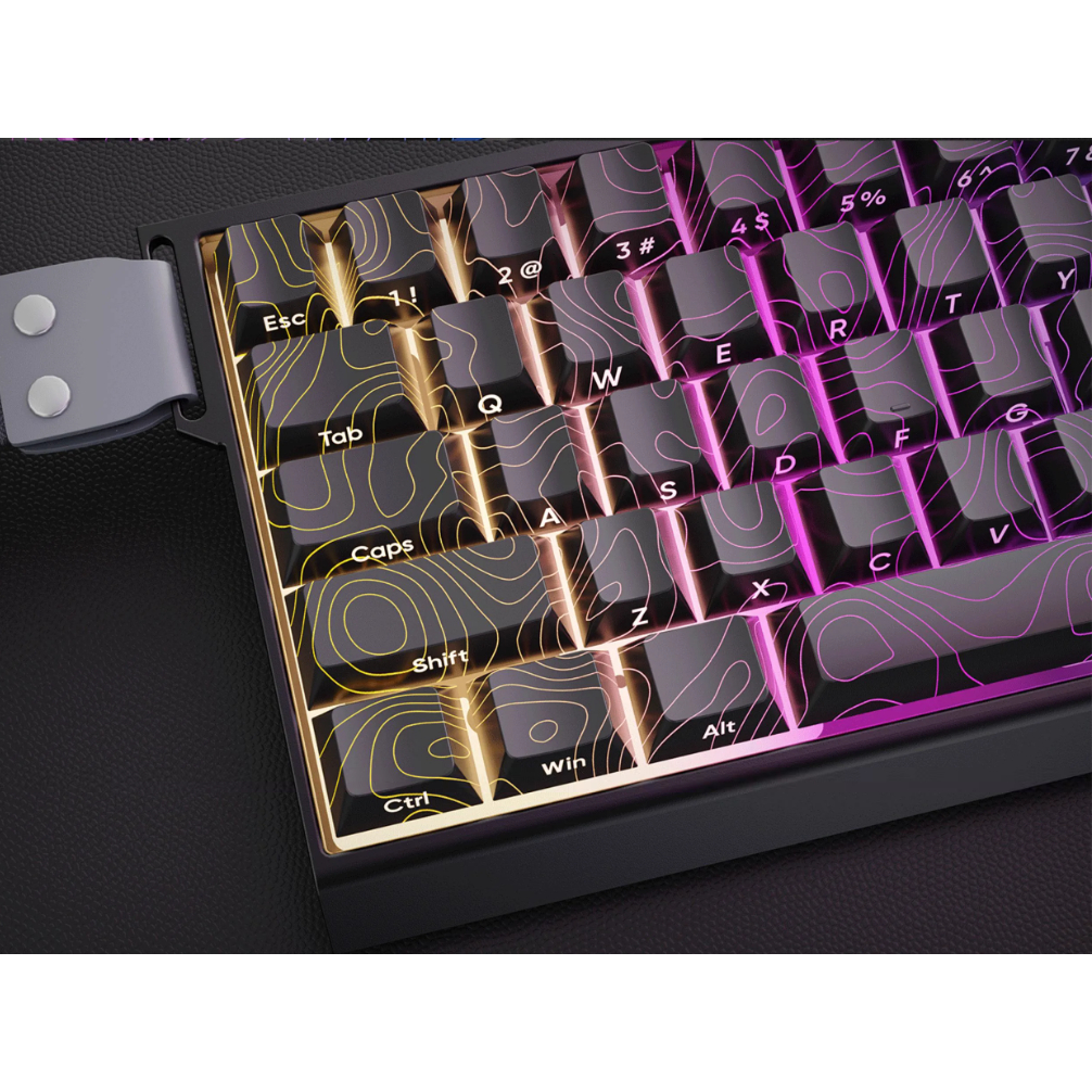 Womier Tầm nhìn địa hình 134 phím Thuốc nhuộm in bên cạnh Sub Shine Through RGB Backlit PBT Keycaps Set | BigBuy360 - bigbuy360.vn