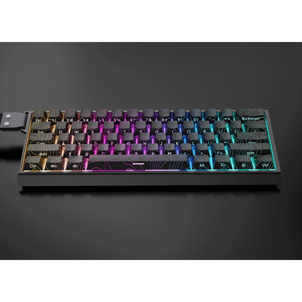Womier Tầm nhìn địa hình 134 phím Thuốc nhuộm in bên cạnh Sub Shine Through RGB Backlit PBT Keycaps Set | BigBuy360 - bigbuy360.vn