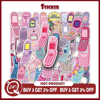 Bộ 50 Hoạt Hình Điện Thoại Graffiti Dán Trang Trí Decal Trẻ Em DIY Laptop Vỏ Điện Thoại Cốc Bán Buôn