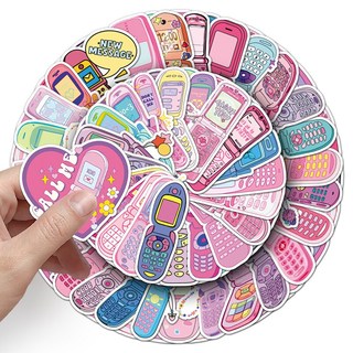 Bộ 50 Hoạt Hình Điện Thoại Graffiti Dán Trang Trí Decal Trẻ Em DIY Laptop Vỏ Điện Thoại Cốc Bán Buôn