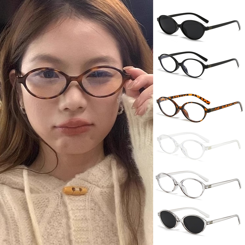 🍇Sweetybox🍇 Kính gọng nhỏ Retro Kính râm Unisex chống tia cực tím Kính ...