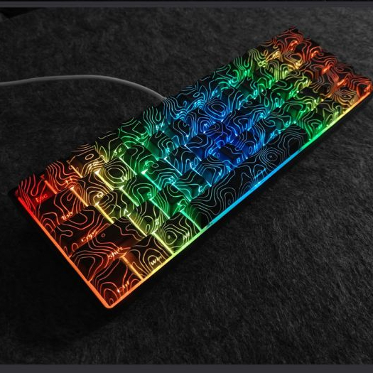 Womier Tầm nhìn địa hình 134 phím Thuốc nhuộm in bên cạnh Sub Shine Through RGB Backlit PBT Keycaps Set | BigBuy360 - bigbuy360.vn