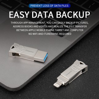 Kingston Thích Hợp Cho iPhone u Disk 2TB USB3.0 Dung Lượng Lớn Flash Tốc Độ Cao Đĩa Lưu Trữ Di Động Lưu Trữ u Đĩa