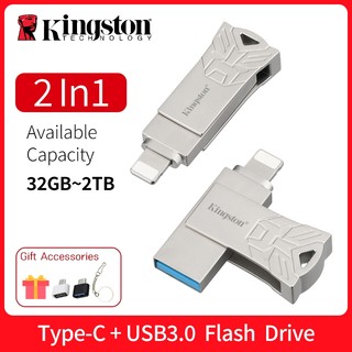 Kingston Thích Hợp Cho iPhone u Disk 2TB USB3.0 Dung Lượng Lớn Flash Tốc Độ Cao Đĩa Lưu Trữ Di Động Lưu Trữ u Đĩa