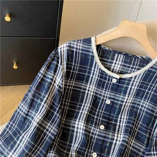 Áo sơ mi dài tay có đèn lồng dáng rộng dành cho nữ