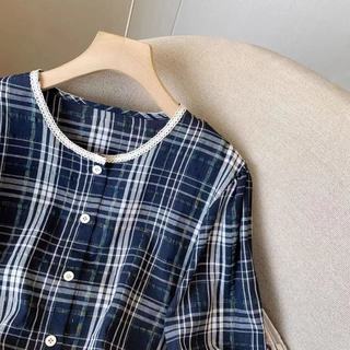 Áo sơ mi dài tay có đèn lồng dáng rộng dành cho nữ