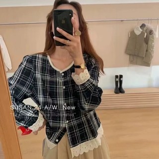Áo sơ mi dài tay có đèn lồng dáng rộng dành cho nữ
