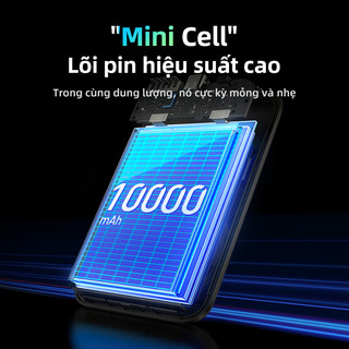 Sạc dự phòng không dây Ugreen 10000mAh | Sạc đồng thơi 2 thiết bị | Pin Li-on