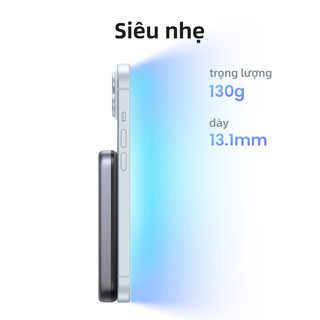 Sạc dự phòng không dây Ugreen 10000mAh | Sạc đồng thơi 2 thiết bị | Pin Li-on