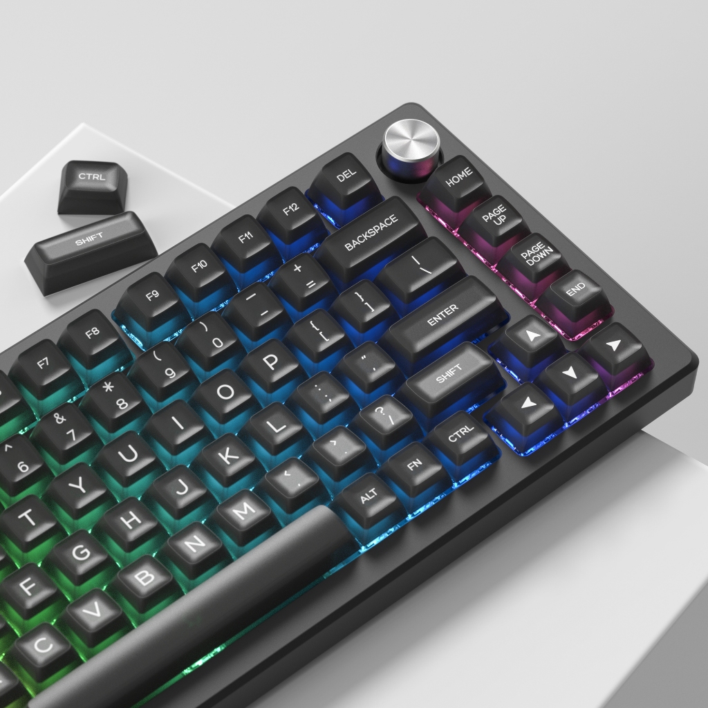 Womier 140 Phím SA Profile Keycaps Black Jade Custom Key Caps Set | BigBuy360 - bigbuy360.vn