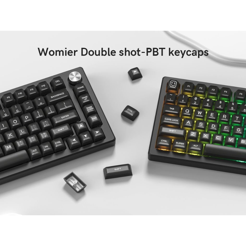 Womier 140 Phím SA Profile Keycaps Black Jade Custom Key Caps Set | BigBuy360 - bigbuy360.vn