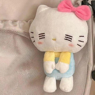 Sang Trọng Mềm Nhồi Bông Búp Bê Hoạt Hình Hello Kitty Móc Khóa Mặt Dây Chuyền Móc Chìa Khóa Túi Trang Trí Phụ Kiện Ba Lô Cô Gái Quà Tặng