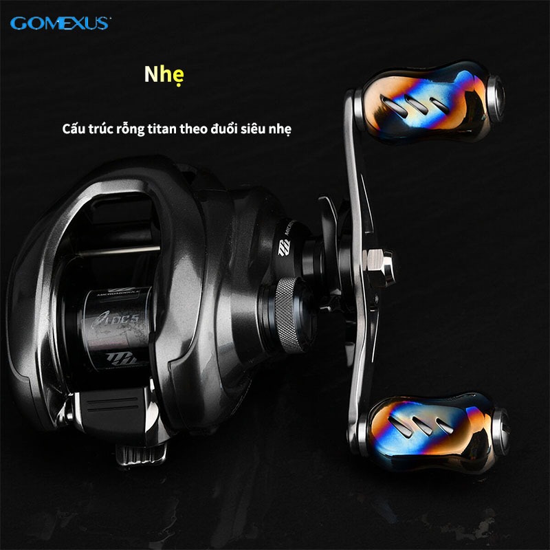 Ảnh GOMEXUS núm máy câu 22mm được thiết kế tinh tế cho Shimano Daiwa Ryobi Titanium  núm tay quay máy câu Núm tay quay T22 4