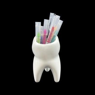 1 Cái Sáng Tạo Dễ Thương Hình Răng Gốm Bút Cho Nha Khoa Phòng Khám Để Bàn Lưu Trữ Bút Vui Vẻ Văn Phòng Phẩm Hộp Nha Sĩ Quà Tặng