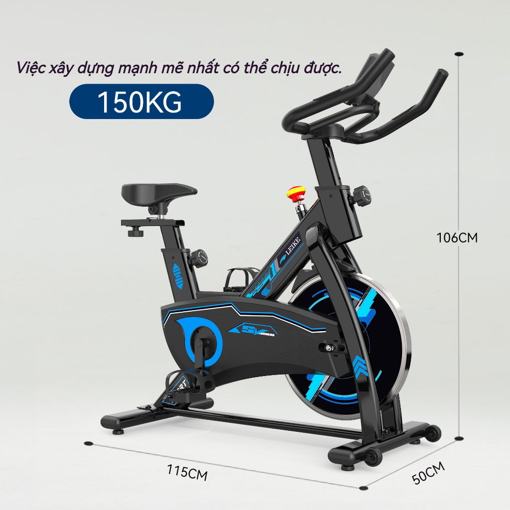 Xe Đạp Tập Thể Dục Trong Nhà, Thiết Bị Gym Nhỏ, Bàn Đạp Im Lặng