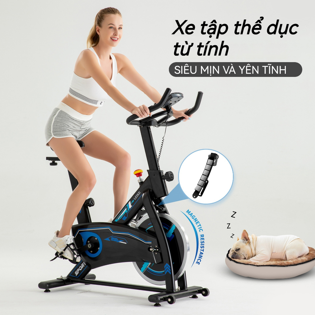 Xe Đạp Tập Thể Dục Trong Nhà, Thiết Bị Gym Nhỏ, Bàn Đạp Im Lặng