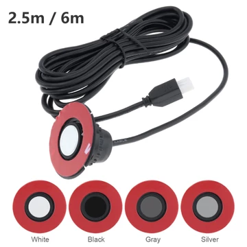 Cảm biến phẳng Có thể điều chỉnh độ sâu 16mm Cảm biến đỗ xe ô tô cho hệ thống lùi màn hình cáp 2,5m / 6m