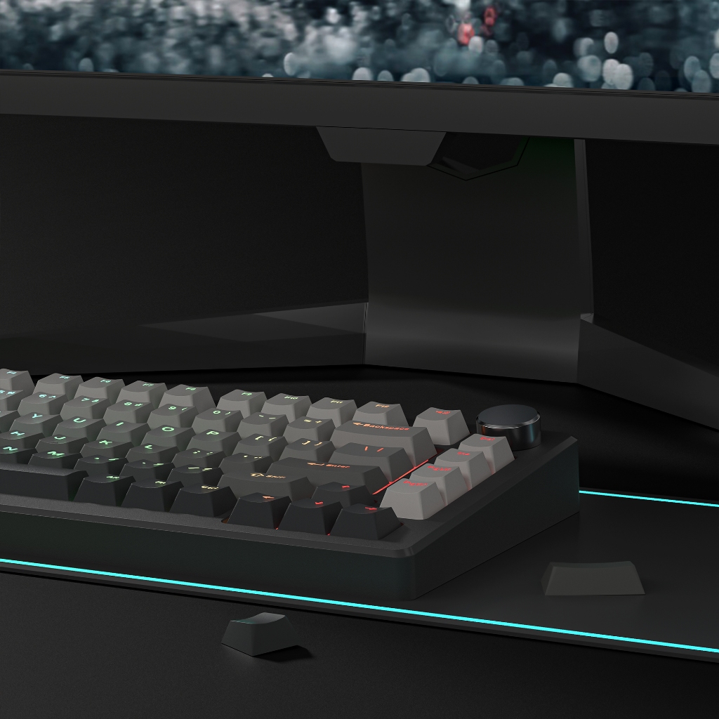 Womier 132 Phím Dark Shadow Keycaps Double Shot PBT Shine Through Key Caps cho Cherry Gateron MX Switch Bàn phím chơi game cơ học | BigBuy360 - bigbuy360.vn
