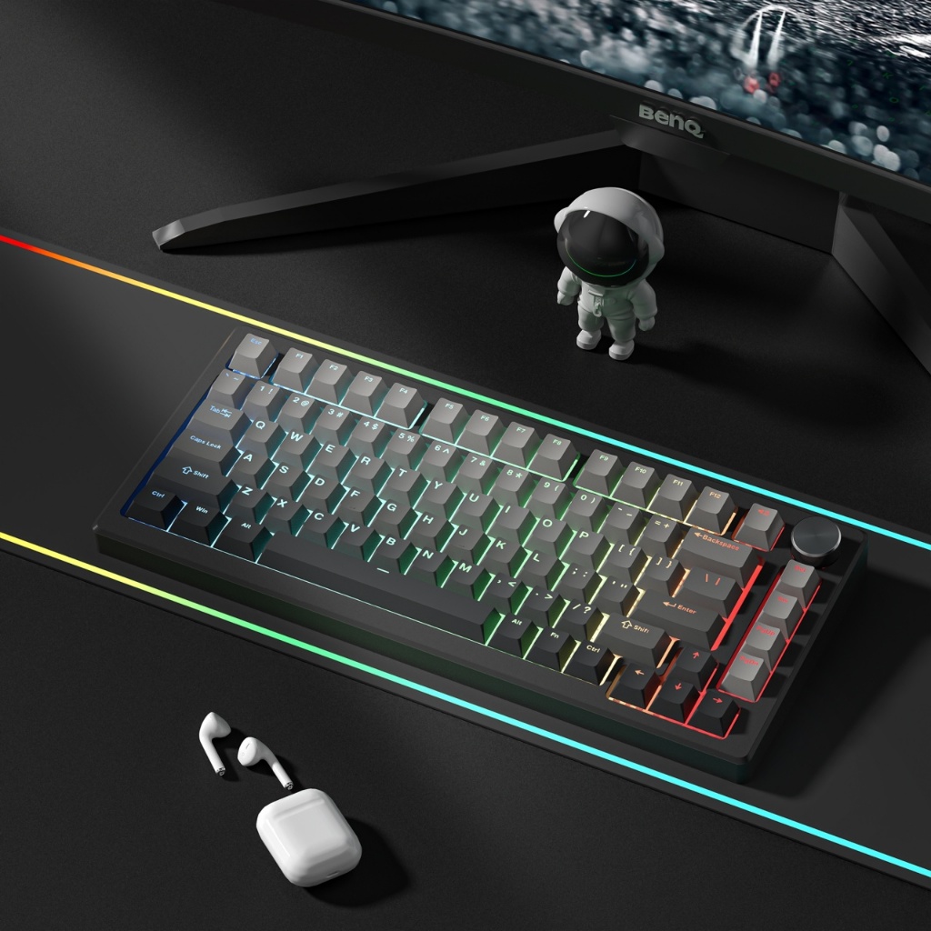 Womier 132 Phím Dark Shadow Keycaps Double Shot PBT Shine Through Key Caps cho Cherry Gateron MX Switch Bàn phím chơi game cơ học | BigBuy360 - bigbuy360.vn