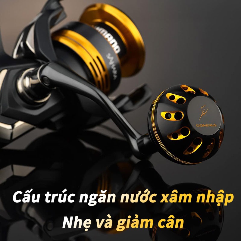 Ảnh Núm tay cầm máy câu cá GOMEXUS 45mm/ 47mm B45-47 chuyển đổi 5K sang 20K cao cấp cho Shimano STRADIC SW TWIN POWER SW 4