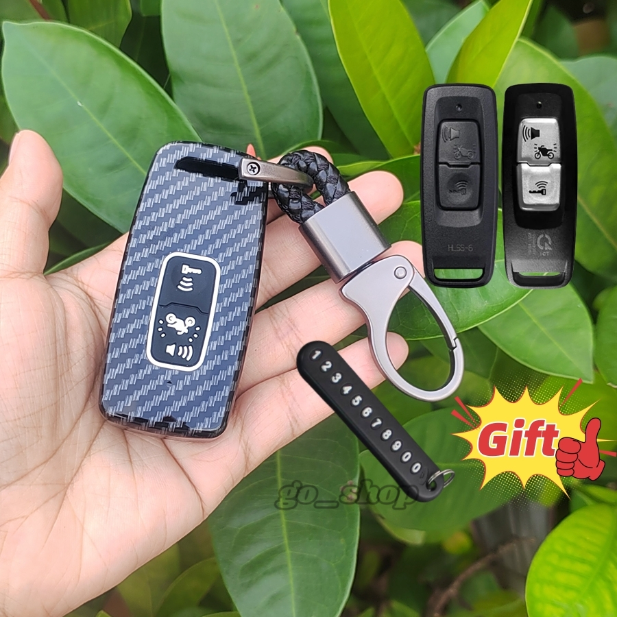 Vỏ Bọc Chìa Khóa Điều Khiển Từ Xa Bằng Sợi carbon Cho pcx 160 click 160 ...