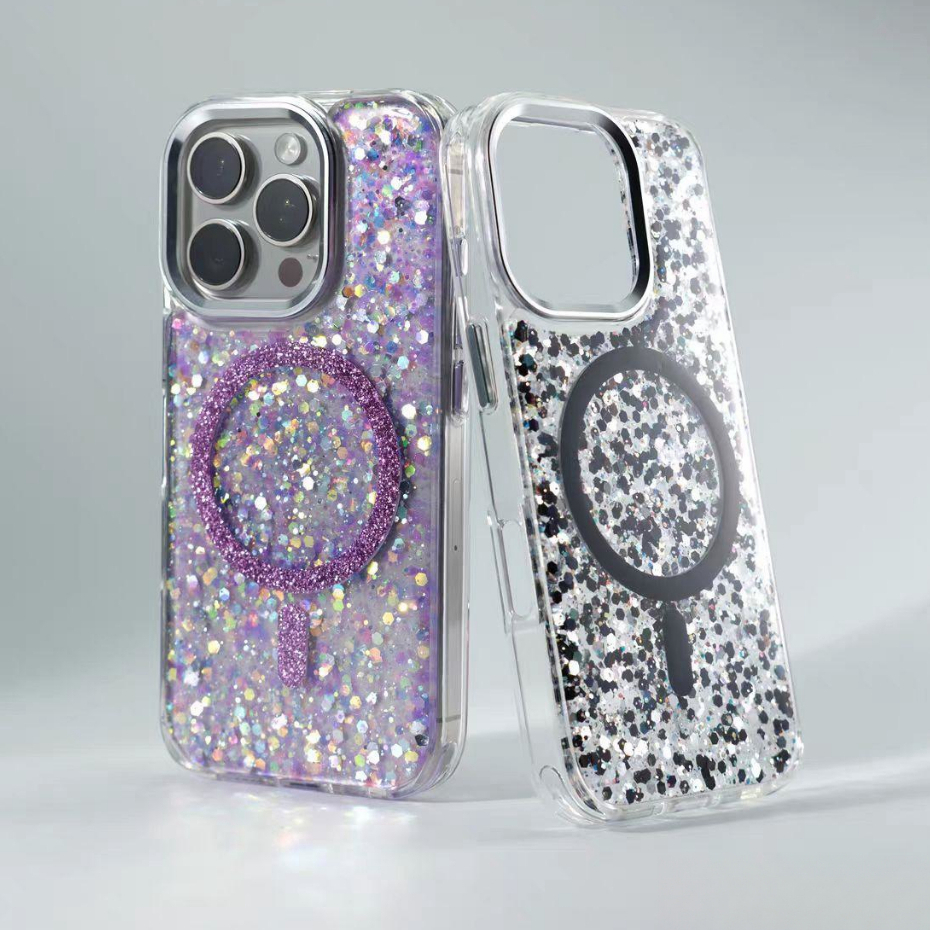 Ốp lưng cứng lấp lánh / acrylic cao cấp tương thích cho iPhone iPhone 12 pro max 13 13Pro 13promax 14 14Pro 14promax 15 15Pro 15Promax 16Promax