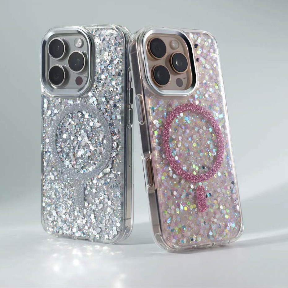 Ốp lưng cứng lấp lánh / acrylic cao cấp tương thích cho iPhone iPhone 12 pro max 13 13Pro 13promax 14 14Pro 14promax 15 15Pro 15Promax 16Promax