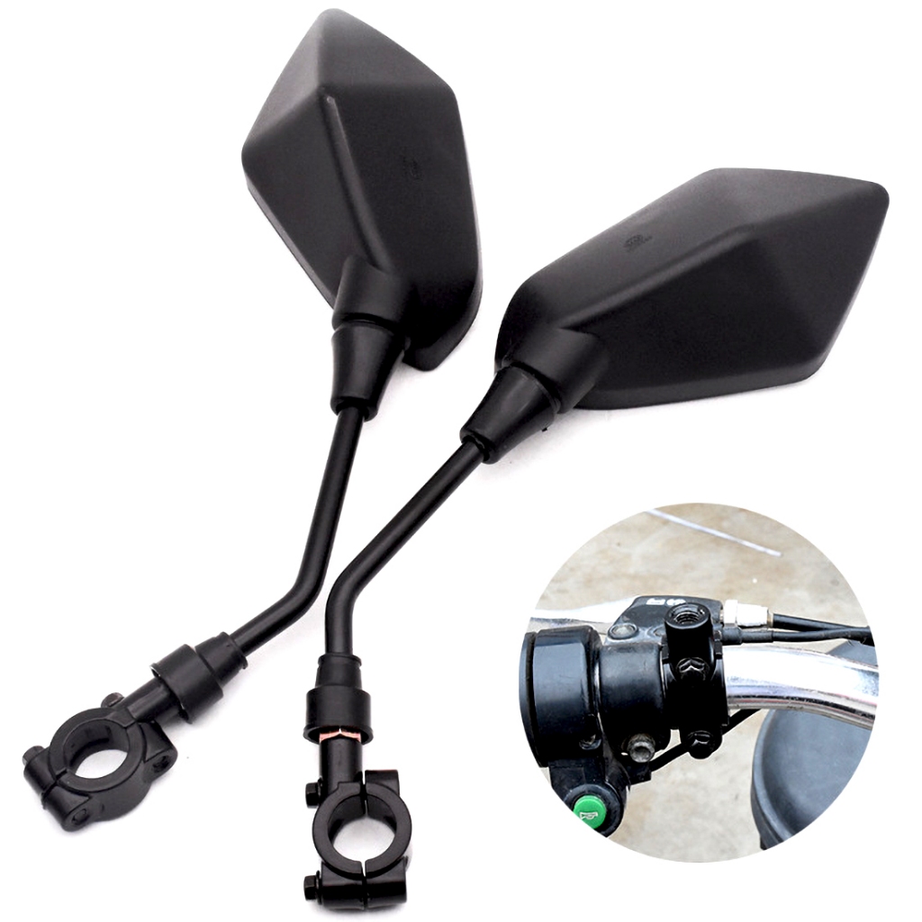 [1 cặp] 8 / 10mm Yamaha Honda Xe Máy Gương Chiếu Hậu Gương Đa Năng Moto Gương Chiếu Hậu Có Thể Điều Chỉnh Xe Điện Xe Tay Ga Phụ Kiện Đa Năng