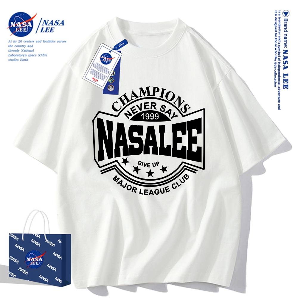 🔥Hàng có sẵn🔥Nasa Khớp Ngắn Tay Nam Nữ Xu Hướng Thời Trang Mùa Hè 2024 Phong Cách Mới Rời Cặp Đôi Nửa Tay