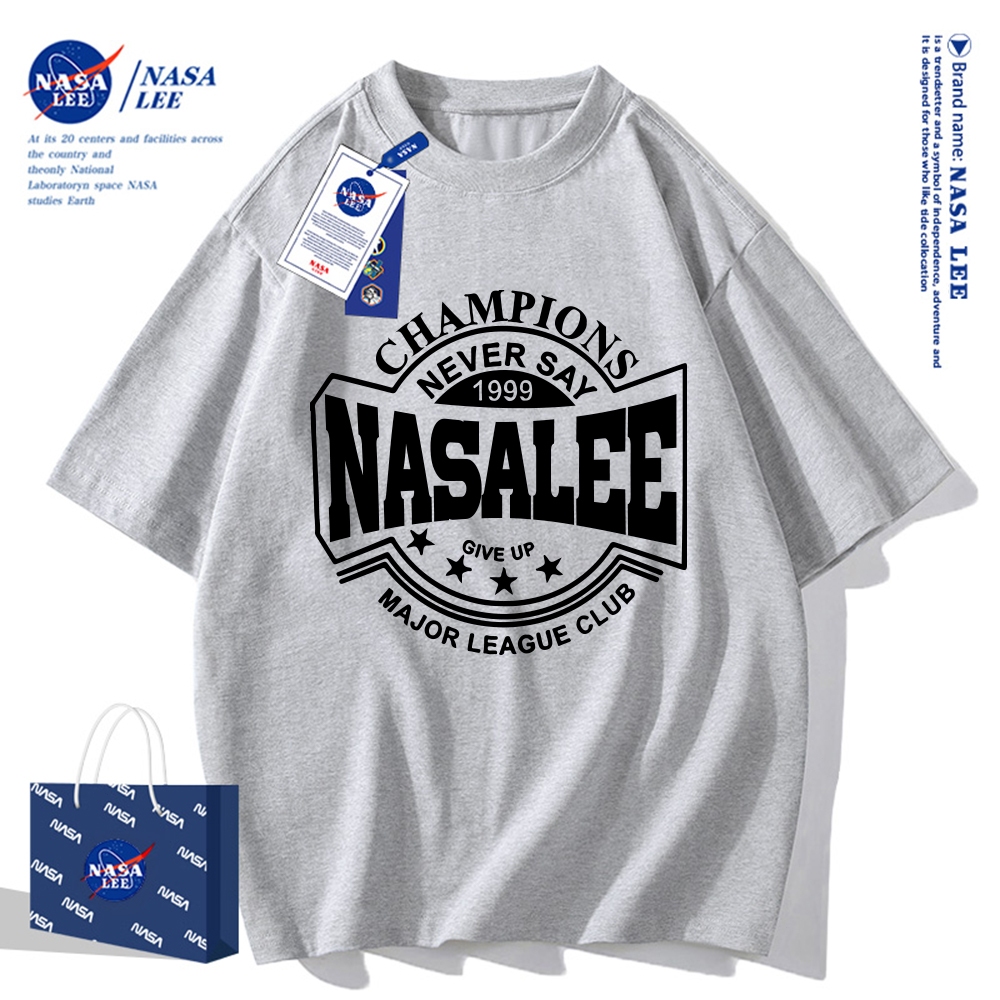 🔥Hàng có sẵn🔥Nasa Khớp Ngắn Tay Nam Nữ Xu Hướng Thời Trang Mùa Hè 2024 Phong Cách Mới Rời Cặp Đôi Nửa Tay
