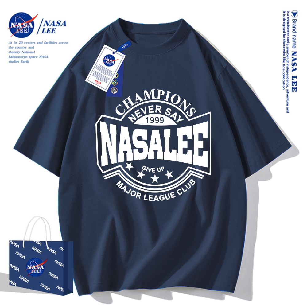 🔥Hàng có sẵn🔥Nasa Khớp Ngắn Tay Nam Nữ Xu Hướng Thời Trang Mùa Hè 2024 Phong Cách Mới Rời Cặp Đôi Nửa Tay