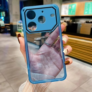 Màu Sắc Đơn Giản Đáng Yêu Vỏ Điện Thoại Cho Tecno Pova 6 Pro Li9 Li7 Pova 6 Neo 7 Full Camera Bảo Vệ Chống Rơi Trong Suốt Bìa Mềm
