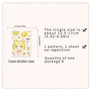 8 Chiếc Búp Bê Cotton Làm Mặt Miếng Dán DIY Trang Điểm Trò Chơi Hoạt Hình Handmade Cho Trẻ Em Quà Tặng