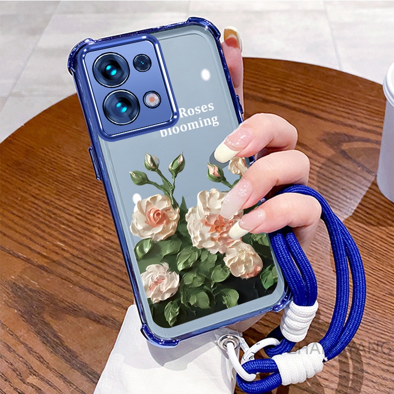 Ốp Lưng Cho Redmi note 13 4G note 13 5G note 13 Pro 4G note 13 Pro 5G Ốp Điện Thoại Mạ Điện Bốn Góc Chống Rơi Với Thẩm Mỹ Đẹp Và Thiết Kế Hoa Trắng Vỏ Mềm TPU