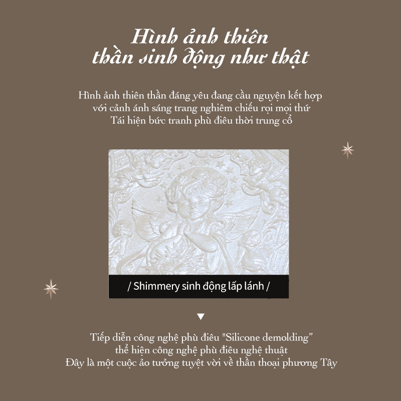 [Live]Bộ sưu tập Flower Knows Little Angel Highlighter 4 màu 8g