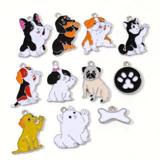 10 Chiếc Dễ Thương Chó Xương Paw Men Thú Cưng Đáng Yêu Mặt Dây Cho Trang Sức Handmade Phát Hiện Quà Tặng