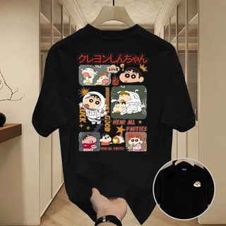 ✨Hàng có sẵn✨WASSUP Crayon Shin-chan-Áo thun nam mới! 100% cotton, thời trang, Unisex