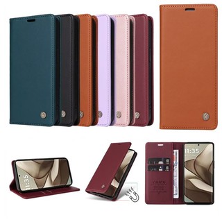Vỏ Sang Trọng Cho Sony Xperia 1 5 10 IV V III VI 2024 Ví Lật Retro Kinh Doanh Da Khe Cắm Thẻ Đứng Bao Da