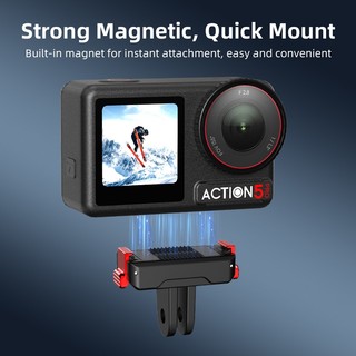 Dành Cho DJI Osmo Action 5 pro / 4 / 3 Từ Tính Phát Hành Nhanh Đế Mở Rộng Bộ Chuyển Đổi Đế Phụ Kiện