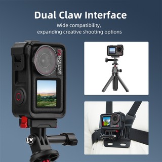 Dành Cho DJI Osmo Action 5 pro / 4 / 3 Từ Tính Phát Hành Nhanh Đế Mở Rộng Bộ Chuyển Đổi Đế Phụ Kiện