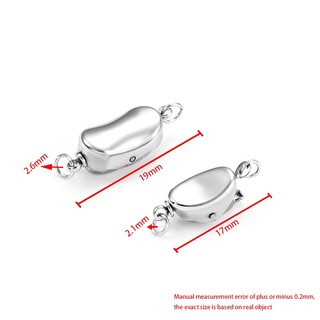 Ngọc Trai Vòng Cổ Phụ Kiện Thép Không Gỉ Khóa Hạt Vòng Tay Thành Phần Trang Sức Vật Liệu DIY