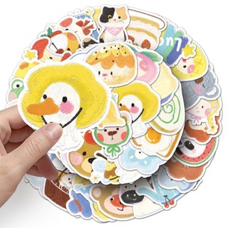 Bộ 50 Tranh Sơn Dầu Hoạt Hình Dán Laptop Xe Đạp Skateboar Kid DIY Graffiti Chống Thấm Nước Miếng Dán