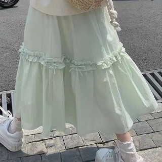S-2XL Mùa Hè Thu Size Lớn Váy Nữ Pháp Vani Phong Cách Nhẹ Nhàng Nhỏ Tươi Co Giãn Eo Ôm Hơn Nhìn Ngọt Ngào Voan Thường Ngày Phù Hợp Với Học Sinh Váy Dài Eo Cao Váy Bánh Váy Rời Váy Chữ a