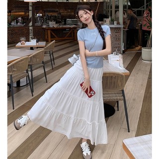 ZHELIHANGFEI Gợi Cảm Ôm Nơ Rỗng Cổ Tròn Tay Ngắn Quần Áo Nữ Thời Trang Phù Hợp Với Hàng Đầu